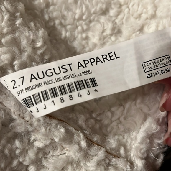 NWT Tuckernuck Hyacinth House Crosby Shearling Vest Tan NWT XXL - Picture 6 of 7